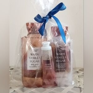 Bath & Body Works Warm Vanilla Sugar Body Wash Set